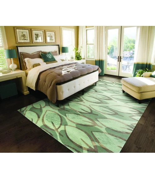 Couristan Impressions Sage-Leaf-10x14 Rug