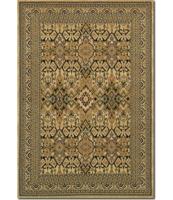 Couristan Alameda Santa Rosa Beige/Black Area Rug 9 ft. 9 X 13 ft. Rectangle