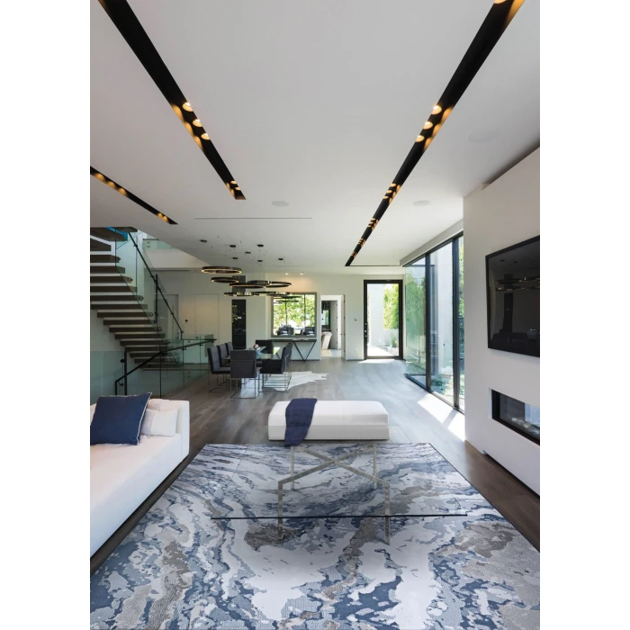 Couristan Serenity Cryptic 8' x 11' Grey/Opal Area Rug