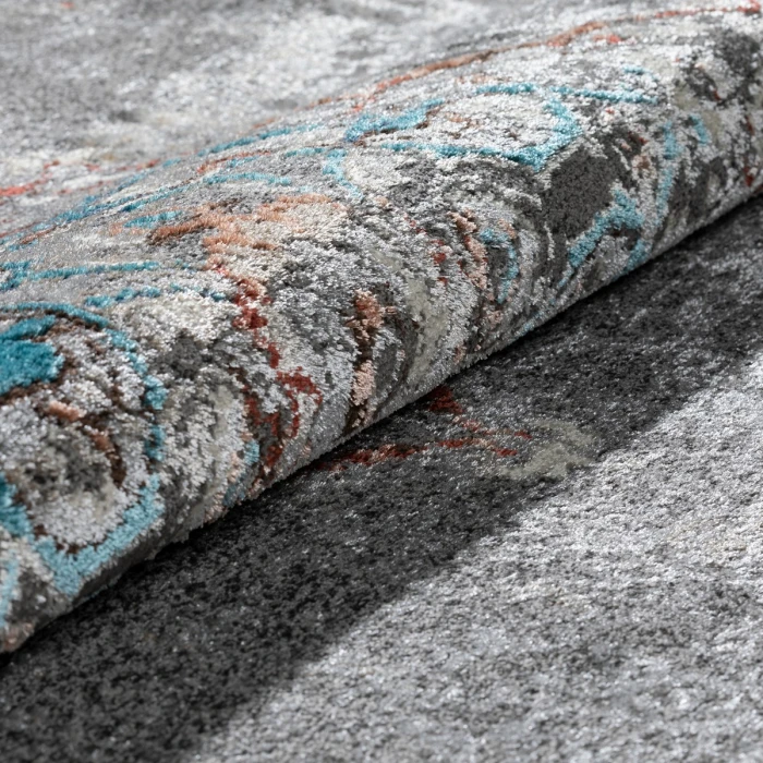 Dalyn Lavita LV522 Pewter Area Rug 7 ft. 10 in. X 10 ft. 7 in. Rectangle