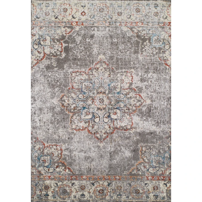 Dalyn Lavita LV522 Pewter Area Rug 7 ft. 10 in. X 10 ft. 7 in. Rectangle