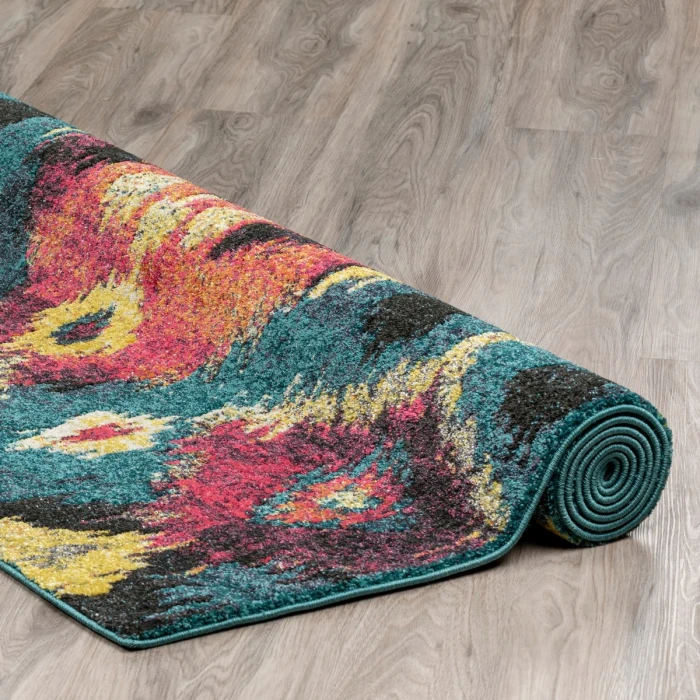Dalyn Modern Greys MG525 Teal Area Rug 3 ft. 3 in. X 5 ft. 3 in. Rectangle