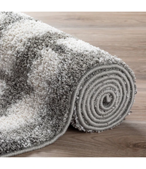 Dalyn Rocco RC2 Silver Area Rug 9 ft. 6 in. X 13 ft. 2 in. Rectangle