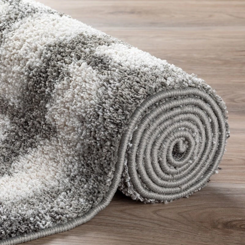 Dalyn Rocco RC2 Silver Area Rug 9 ft. 6 in. X 13 ft. 2 in. Rectangle