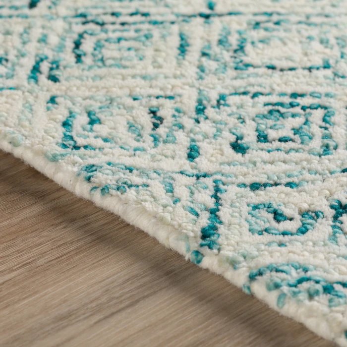 Dalyn Zoe ZZ1 Teal Area Rug 6 ft. X 9 ft. Rectangle