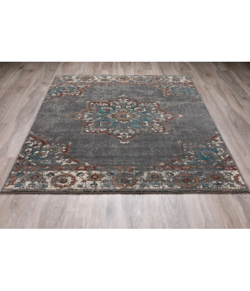 Dalyn Lavita LV522 Pewter Area Rug 7 ft. 10 in. X 10 ft. 7 in. Rectangle