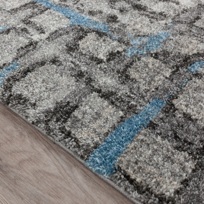 Dalyn Aero AE7 Pewter Area Rug 3 ft. 3 in. X 5 ft. 3 in. Rectangle