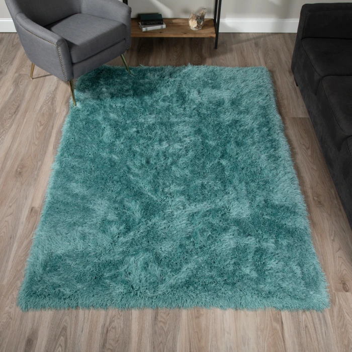 Dalyn Impact IA100 Teal Area Rug 3 ft. 6 in. X 5 ft. 6 in. Rectangle
