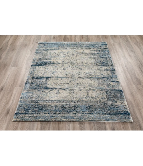 Dalyn Fresca FC5 Silver Area Rug 3 ft. 3 in. X 5 ft. 3 in. Rectangle