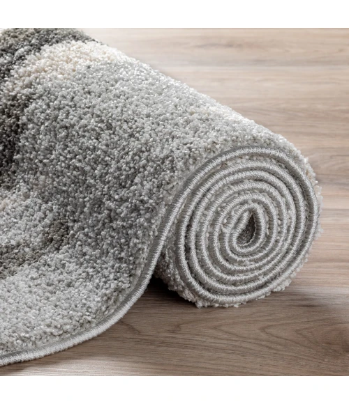 Dalyn Rocco RC3 Silver Area Rug 3 ft. 3 in. X 5 ft. 1 in. Rectangle