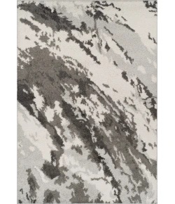 Dalyn Rocco RC3 Silver Area Rug 3 ft. 3 in. X 5 ft. 1 in. Rectangle