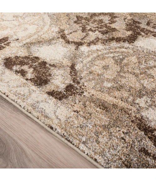 Dalyn Antigua AN10 Mocha Area Rug 5 ft. 3 in. X 7 ft. 7 in. Rectangle