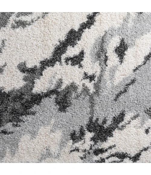 Dalyn Rocco RC3 Silver Area Rug 3 ft. 3 in. X 5 ft. 1 in. Rectangle