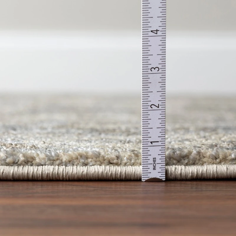 Dalyn Aero AE2 Silver Area Rug 7 ft. 10 in. X 10 ft. 7 in. Rectangle