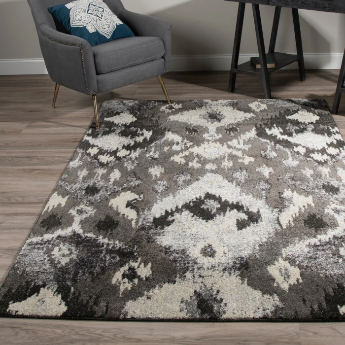 Dalyn Modern Greys MG525 Pewter Area Rug 3 ft. 3 in. X 5 ft. 3 in. Rectangle