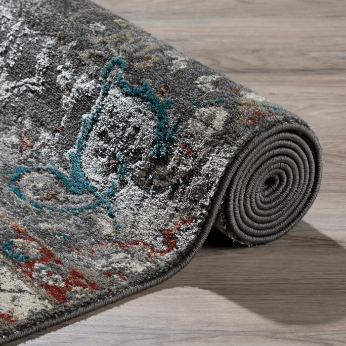 Dalyn Lavita LV522 Pewter Area Rug 7 ft. 10 in. X 10 ft. 7 in. Rectangle