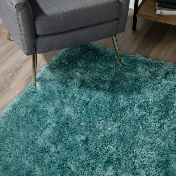 Dalyn Impact IA100 Teal Area Rug 3 ft. 6 in. X 5 ft. 6 in. Rectangle