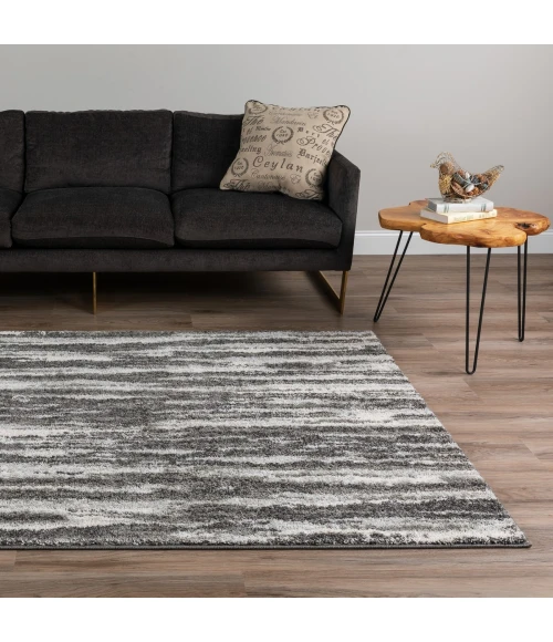 Dalyn Rocco RC6 Charcoal Area Rug 9 ft. 6 in. X 13 ft. 2 in. Rectangle