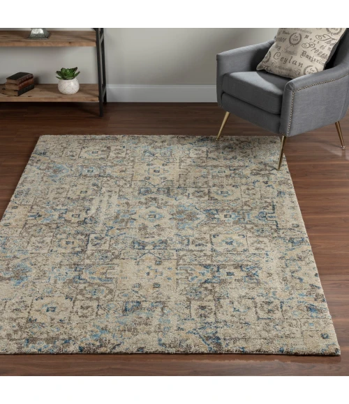 Dalyn Fresca FC9 Ivory Area Rug 5 ft. 3 in. X 7 ft. 7 in. Rectangle