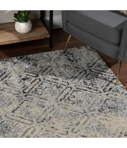 Dalyn Aero AE8 Charcoal Area Rug 5 ft. 3 in. X 7 ft. 7 in. Rectangle