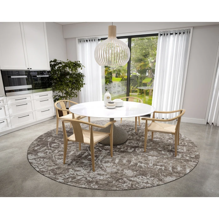 Dalyn Aberdeen AB1 Fudge 8' x 8' Round Rug