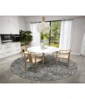 Dalyn Aberdeen AB1 Graphite 8' x 8' Round Rug