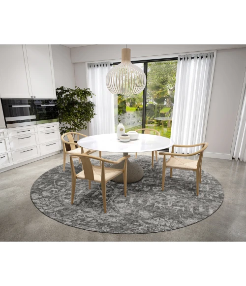 Dalyn Aberdeen AB1 Graphite 8' x 8' Round Rug