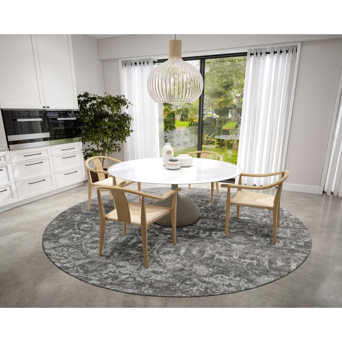 Dalyn Aberdeen AB1 Graphite 8' x 8' Round Rug