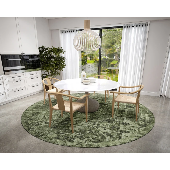 Dalyn Aberdeen AB2 Cactus 8' x 8' Round Rug