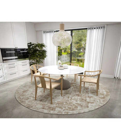Dalyn Aberdeen AB2 Driftwood 8' x 8' Round Rug