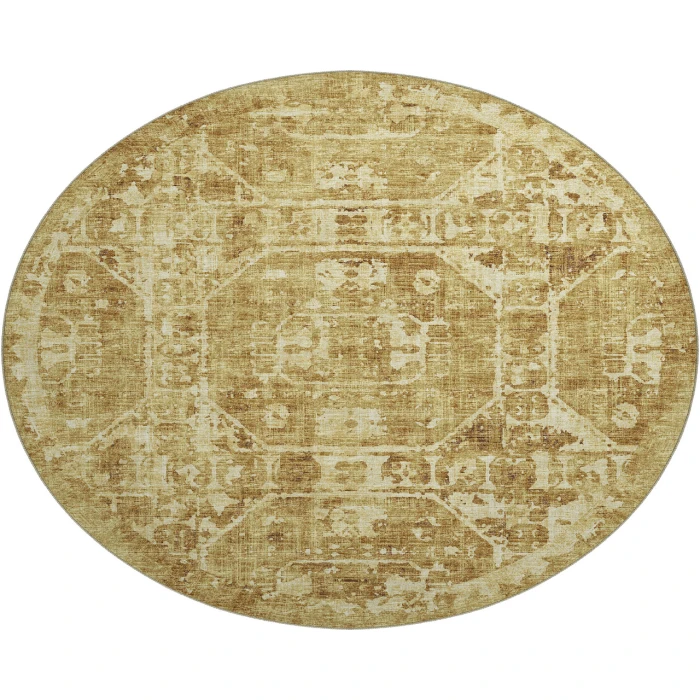 Dalyn Aberdeen AB2 Gold 8' x 8' Round Rug