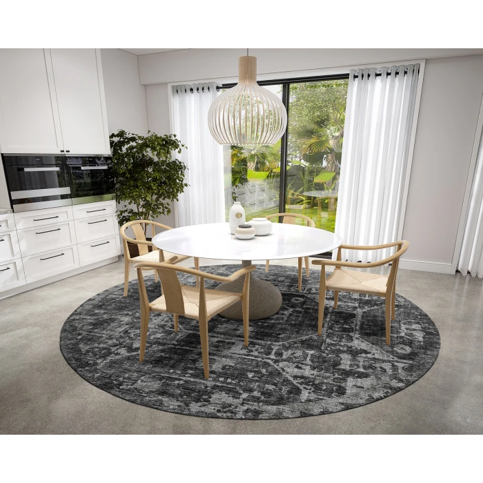 Dalyn Aberdeen AB2 Midnight 8' x 8' Round Rug
