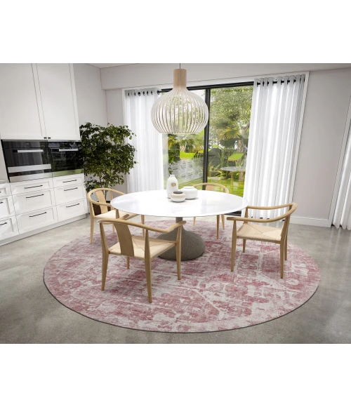 Dalyn Aberdeen AB2 Rose 8' x 8' Round Rug
