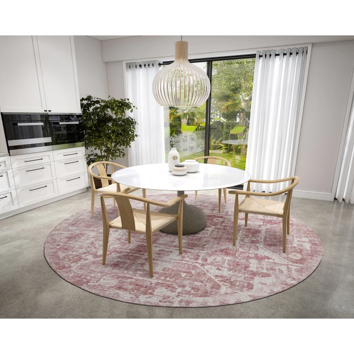 Dalyn Aberdeen AB2 Rose 8' x 8' Round Rug