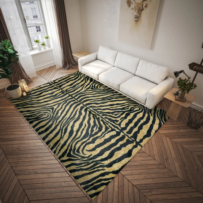 Dalyn Akina AK1 Gold Area Rug 3 ft. X 5 ft. Rectangle