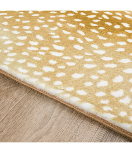 Dalyn Akina AK3 Gold Area Rug 8 ft. Round