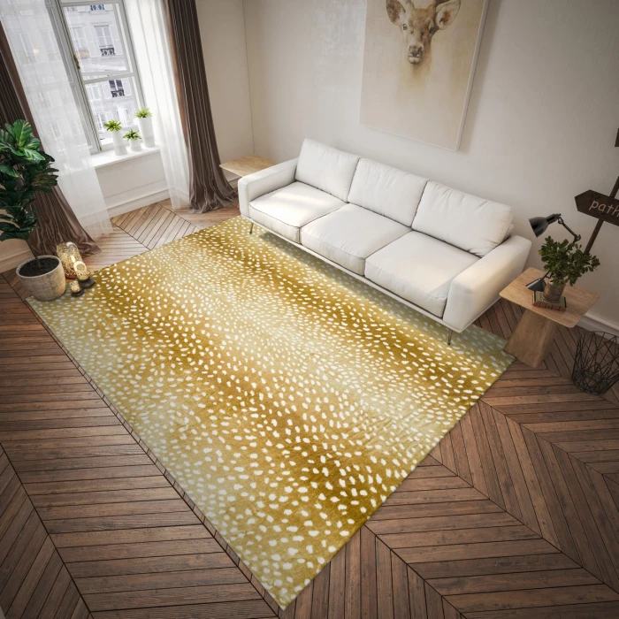 Dalyn Akina AK3 Gold Area Rug 2 ft. X 7 ft. 6 Rectangle
