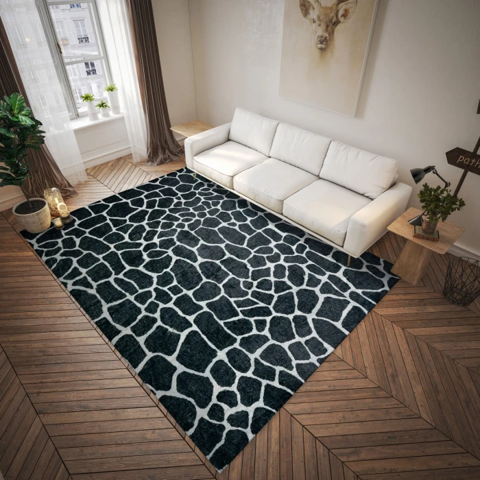 Dalyn Akina AK4 Midnight Area Rug 8 ft. Round