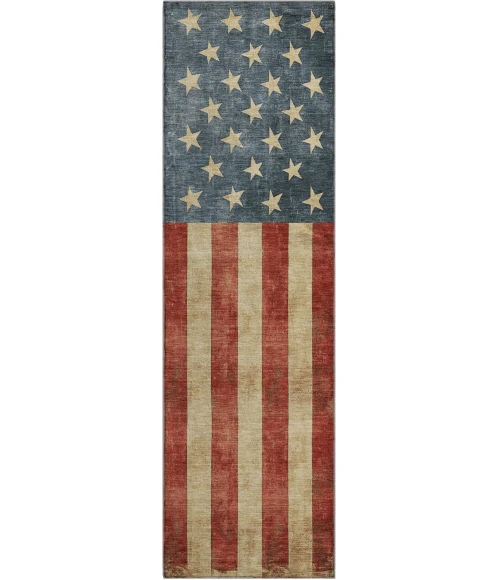 Dalyn Americana Red AM1 2ft.3in. x 7ft.6in. Rug