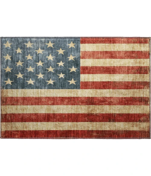 Dalyn Americana Red AM1 1ft.8in. x 2ft.6in. Rug