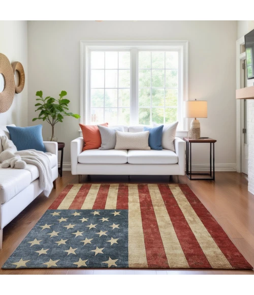 Dalyn Americana Red AM1 2ft.6in. x 3ft.10in. Rug