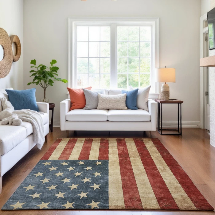Dalyn Americana Red AM1 5ft. x 7ft.6in. Rug