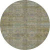 Dalyn Aristo Green AR1 8ft. x 8ft. Round Rug