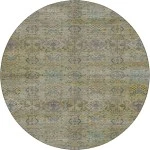 Dalyn Aristo Green AR1 8ft. x 8ft. Round Rug