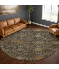 Dalyn Aristo Beige AR1 8ft. x 8ft. Round Rug