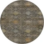 Dalyn Aristo Beige AR1 8ft. x 8ft. Round Rug