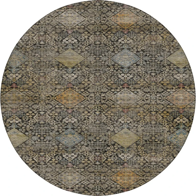 Dalyn Aristo Beige AR1 8ft. x 8ft. Round Rug
