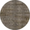 Dalyn Aristo Brown AR1 8ft. x 8ft. Round Rug
