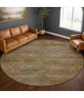 Dalyn Aristo Gold AR1 8ft. x 8ft. Round Rug