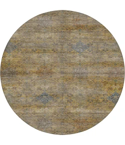 Dalyn Aristo Gold AR1 8ft. x 8ft. Round Rug